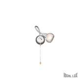 Kinkiet Tender Ap1 Trasparente 1 x 40W E14 04235