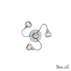 Plafon Tender Pl3 Trasparente 3 x 40W E14 28682