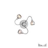 Plafon Tender Pl3 Trasparente 3 x 40W E14 28682