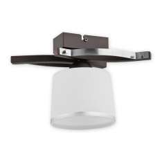 Plafon Astred 1 | chrom + rdza wenge O2281 P1 Rw