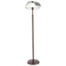 Lampa podłogowa Ergo 1 | chrom + rdza wenge O1879 L1 Rw