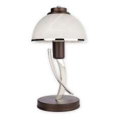 Lampa stołowa Noma 1 | chrom + rdza wenge O1738 L1 Rw