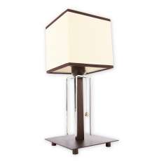 Lampa stołowa Zenit 1 | chrom + rdza wenge O1948 L1 Rw