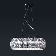 Lampa wisząca Antarctica P0174 - 10A chrom