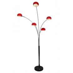 Lampa podłogowa Venti Ts - 5805 - G (Red) czerwona