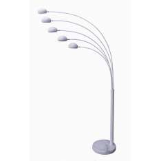 Lampa podłogowa Venti Ts - 5805 - G (White) chrom