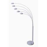 Lampa podłogowa Venti Ts - 5805 - G (White) chrom
