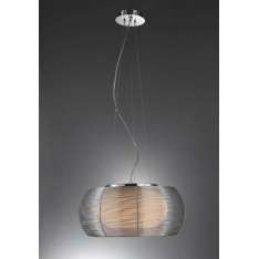 Lampa wisząca Tango Md1104 - 2 (Silver) srebrna