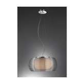 Lampa wisząca Tango Md1104 - 2L (Silver) srebrna