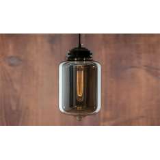 Lampa wisząca industrialna London Loft No. 2 S La011 | P_Smoky