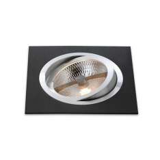 Oprawa wpuszczana Katli 3072 szczotkowane aluminium czarne