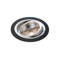 Oprawa wpuszczana Katli 3073 szczotkowane aluminium czarne