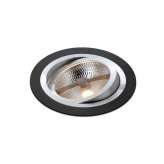 Oprawa wpuszczana Katli 3073 szczotkowane aluminium czarne