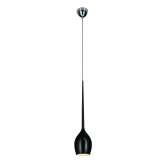 Lampa Izza 1 Mb1288 - 1Bl Shiny Black wiszaca nowoczesna
