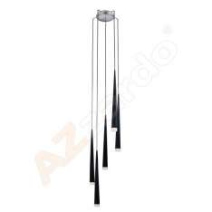 Lampa wisząca Stylo 5 Md1220A - 5 Black nowoczesna czarna