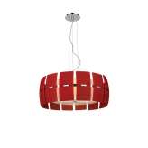 Lampa wisząca Taurus Md 2050 - 4R nowoczesna czerwona