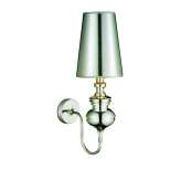 Kinkiet Baroco Ab7121 - 1S Black czarny nowoczesny