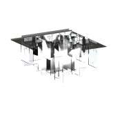 Plafon Condrada 1 92727 8 x 18W G9 - Eco
