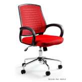 Krzesło Award W - 120 - 2 biurowe czerwone