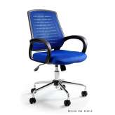 Krzesło Award W - 120 - 7 biurowe niebieskie