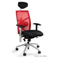 Krzesło Exact W - 099Y - Bl - 2 biurowe czerwone