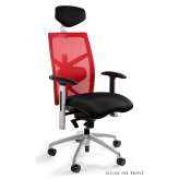Krzesło Exact W - 099Y - Bl - 2 biurowe czerwone