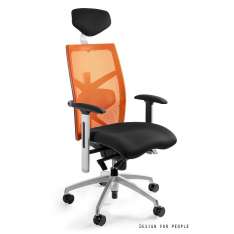 Krzesło Exact W - 099Y - Bl - 5 biurowe pomarańczowe