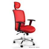 Krzesło Expander W - 94 - 2 biurowe czerwone