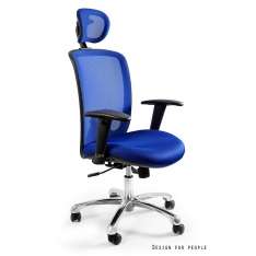 Krzesło Expander W - 94 - 7 biurowe niebieskie