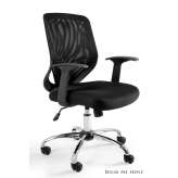 Krzesło Mobi W - 95 - 4 biurowe czarne