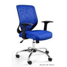 Krzesło Mobi W - 95 - 7 biurowe niebieskie