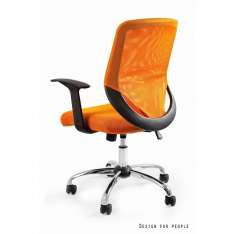 Krzesło Mobi W - 95 - 5 biurowe pomarańczowe