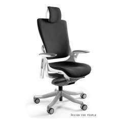 Krzesło Wau 2 W - 709W - Bl418 biurowe biało - czarne