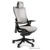 Krzesło Wau 2 W - 709B - Nw42 biurowe czarno - szare