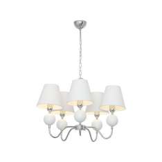 Lampa wisząca Nathalie biała V 4520