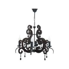 Lampa wisząca Isabella IV Swiecznikowy czarny 3423