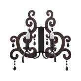 Kinkiet Isabella II Swiecznikowy czarny 3421