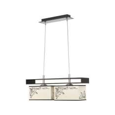 Lampa wisząca Alicante II czarna - abażur biały 4826