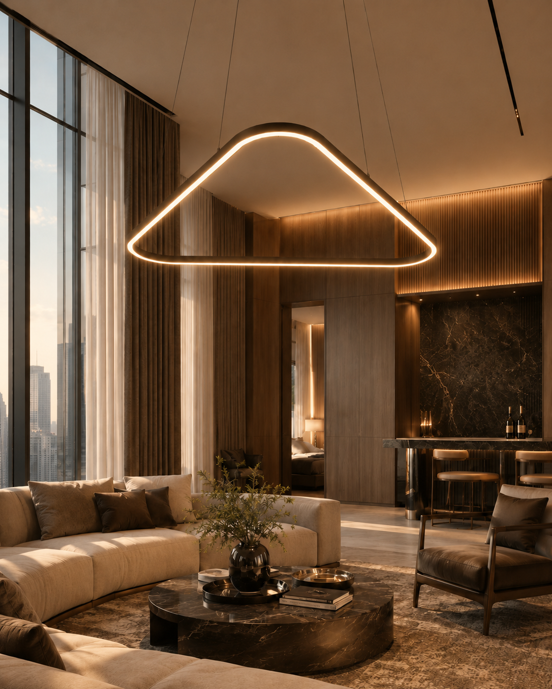 Triangle Oval LED